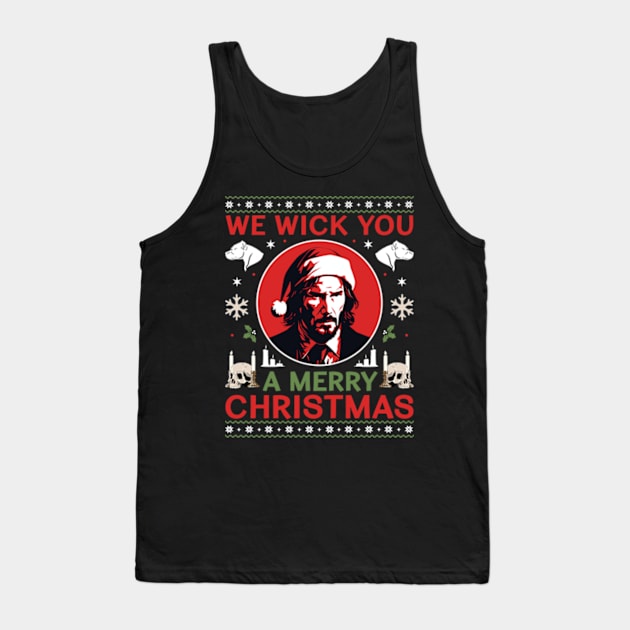 We Wick You A Merry Christmas Tank Top by Three Meat Curry